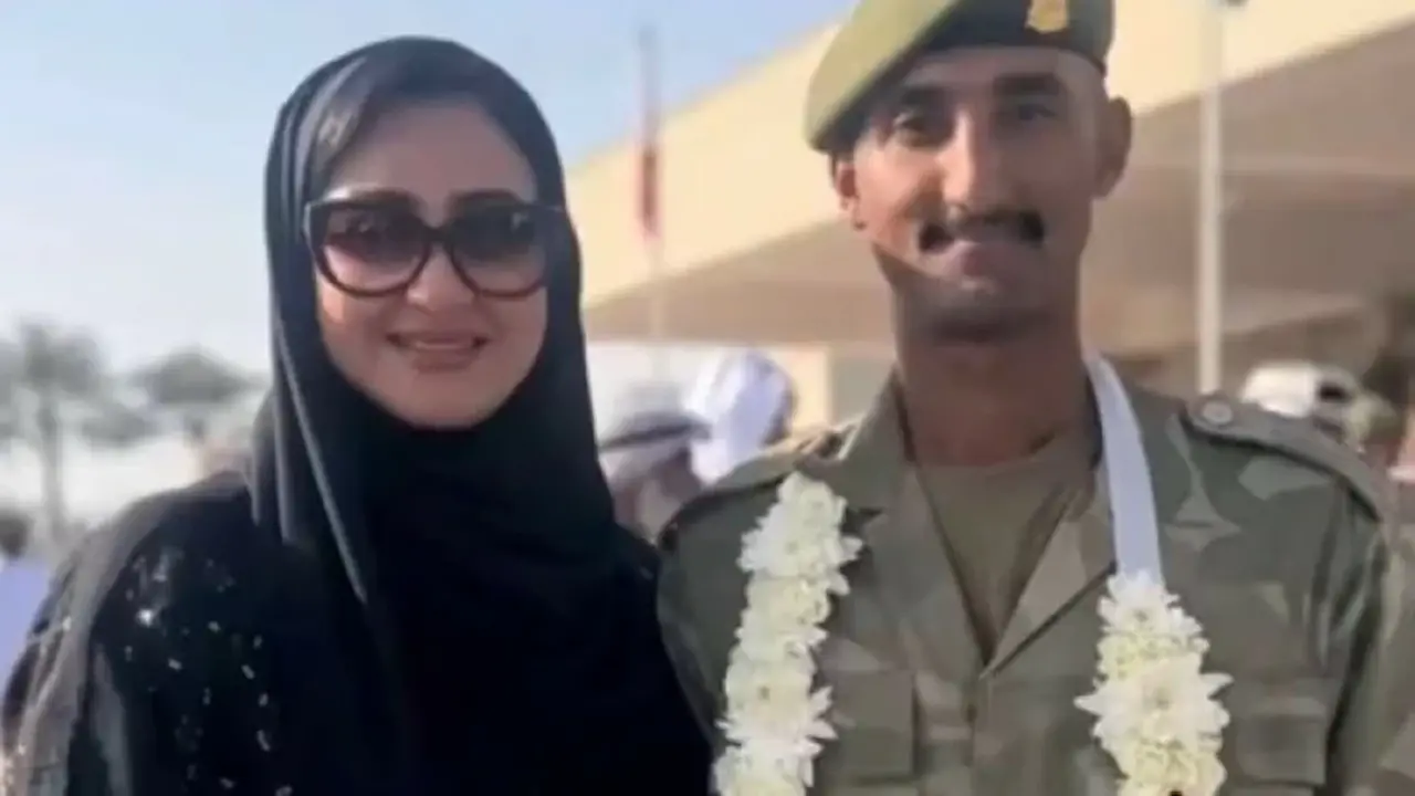 لحظات مؤثرة.. هيفاء حسين تحتفل بتخرج ابنها من الكلية العسكرية في الإمارات